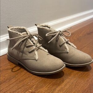 Sonoma Fuzzy Chukka Boots